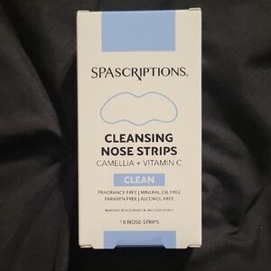 SPASCRIPTIONS Cleansing Nose Strips - White & Light Blue (Camellia + Vitamin C)